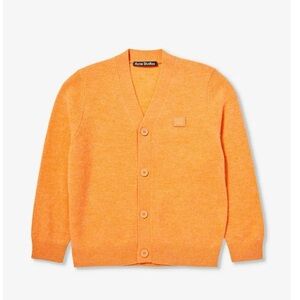 Acne Studios Logo-Patch Wool Cardigan size S
